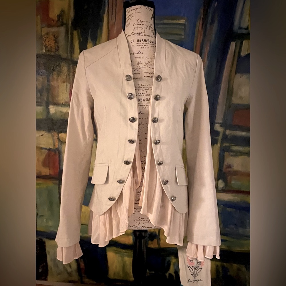 Free People Ruffles Romance Jacket small